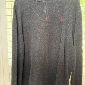 Ralph Lauren Gray Zip Up Sweater